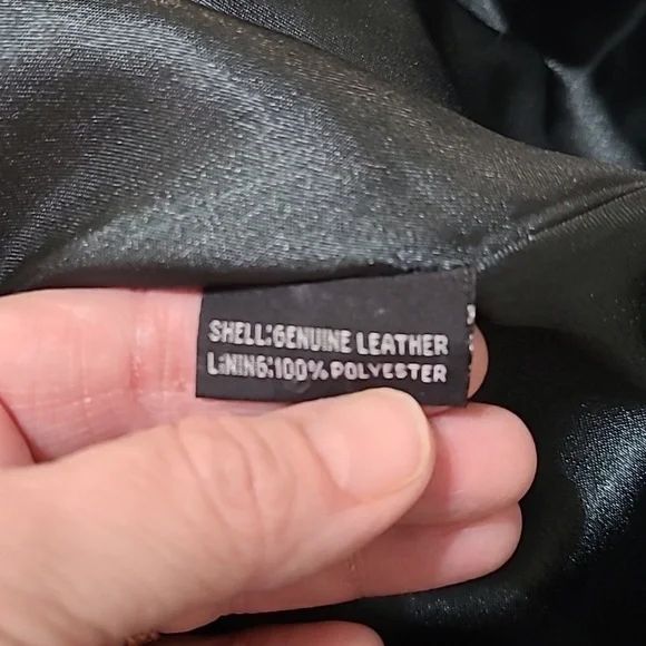 Montanaco dark green leather maxi skirt with side zipper size Large - Picture 6 of 9